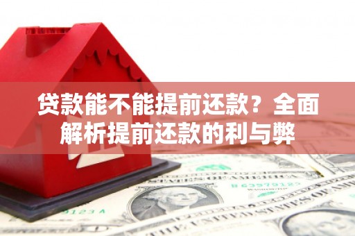 源城贷款能不能提前还款？全面解析提前还款的利与弊