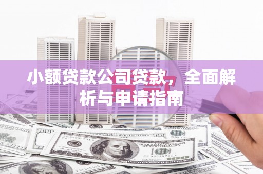 源城小额贷款公司贷款，全面解析与申请指南
