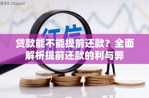 源城贷款能不能提前还款？全面解析提前还款的利与弊