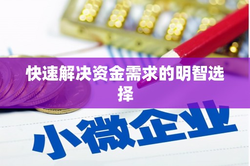 源城快速解决资金需求的明智选择