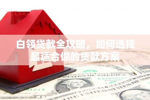 源城白领贷款全攻略，如何选择最适合你的贷款方案