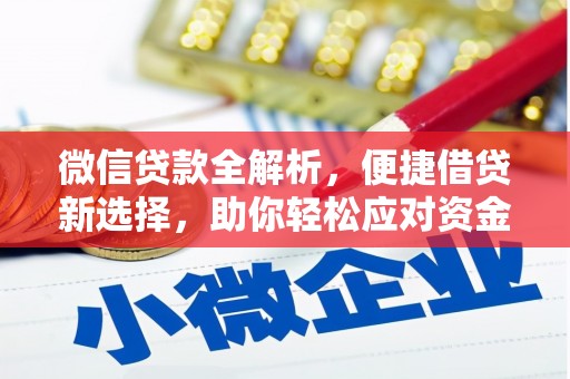 源城微信贷款全解析，便捷借贷新选择，助你轻松应对资金需求